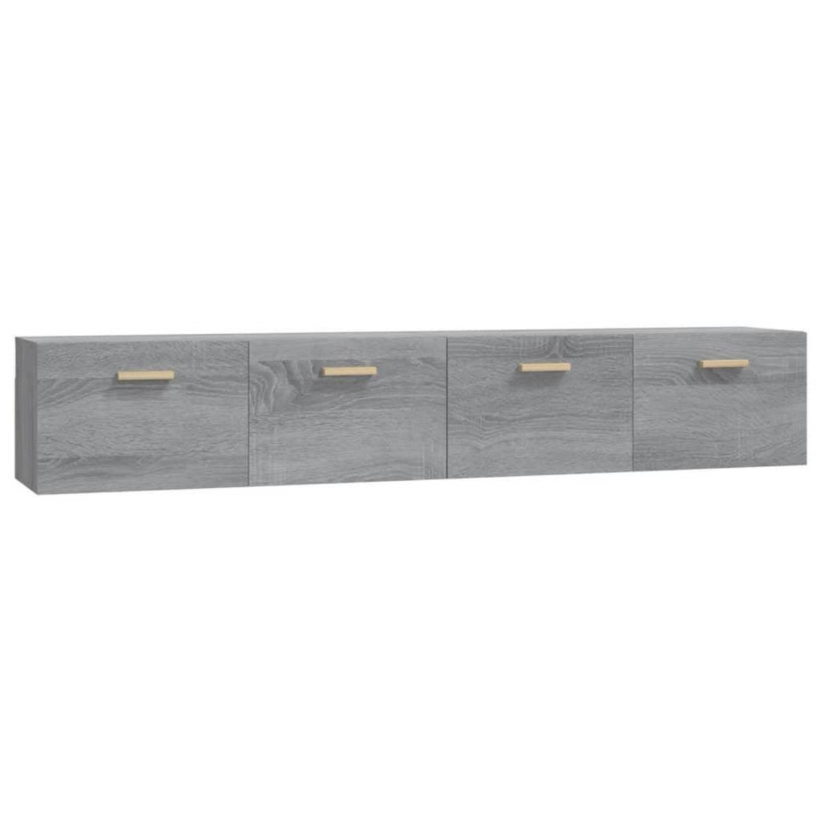 VIDAXL Armoires murales 2 pcs Sonoma gris 100x36,5x35 cm