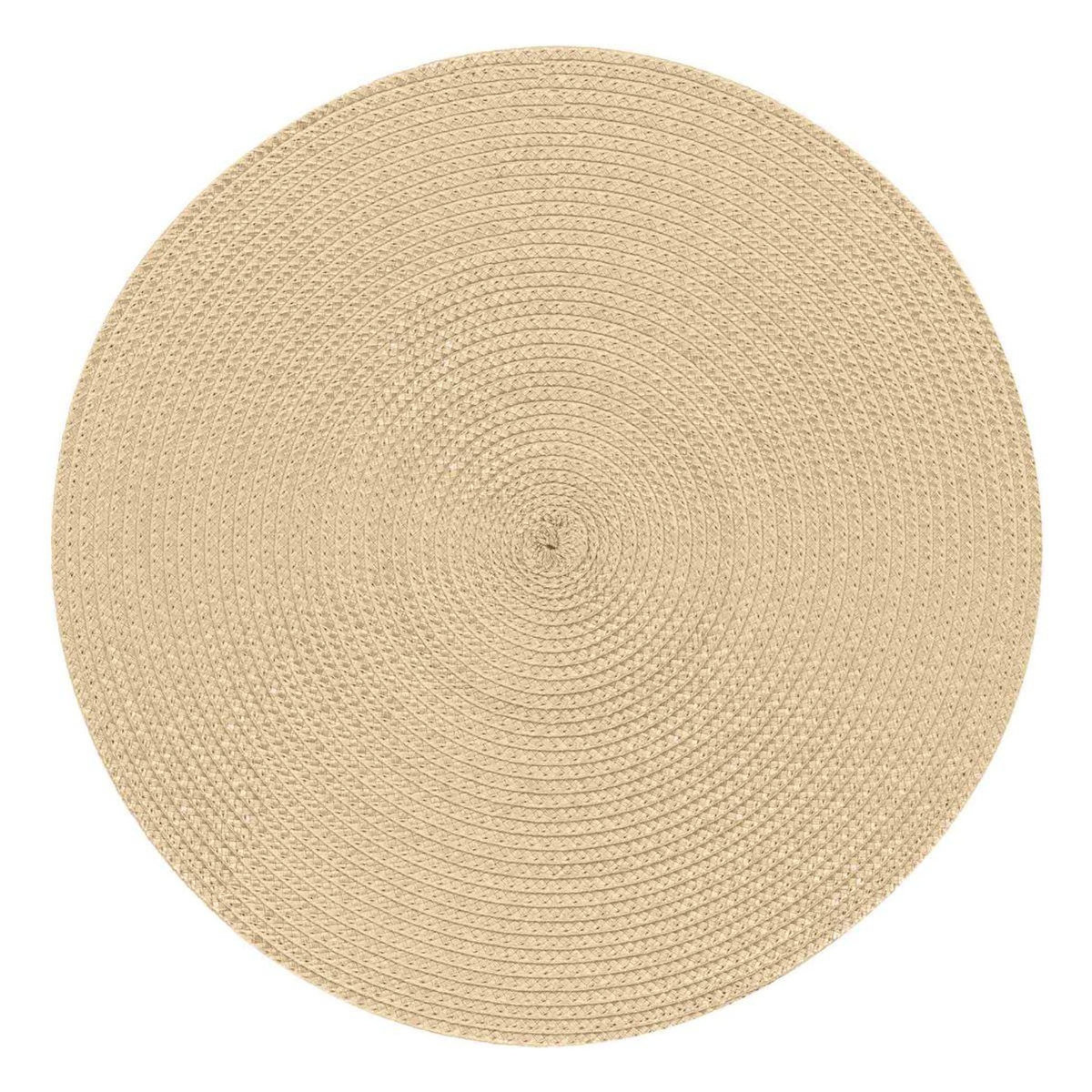 Paris Prix Set de Table Uni  Zebulon  35cm Beige Lin
