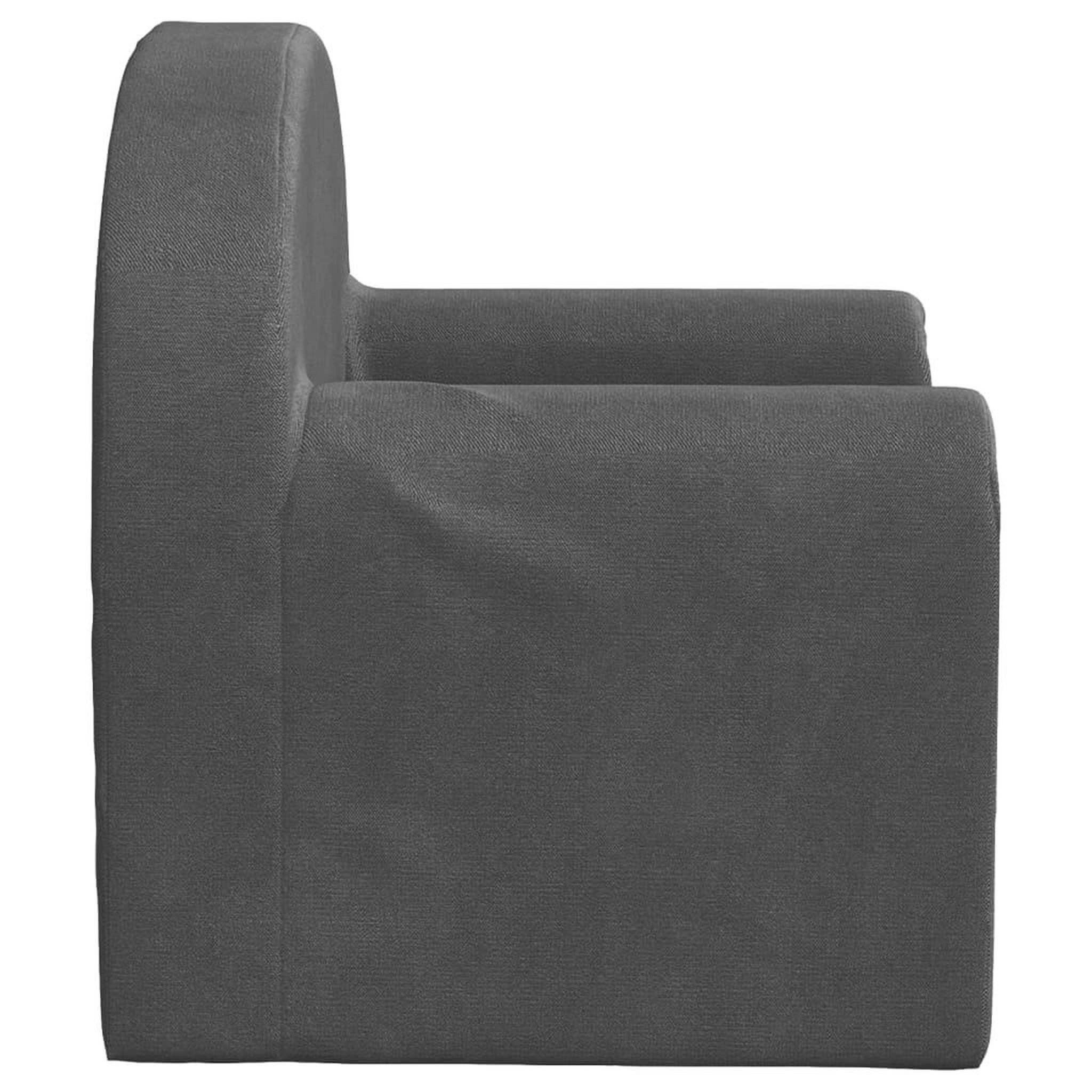 Voir la diapositive 4 : VIDAXL Canape pour enfants anthracite peluche douce