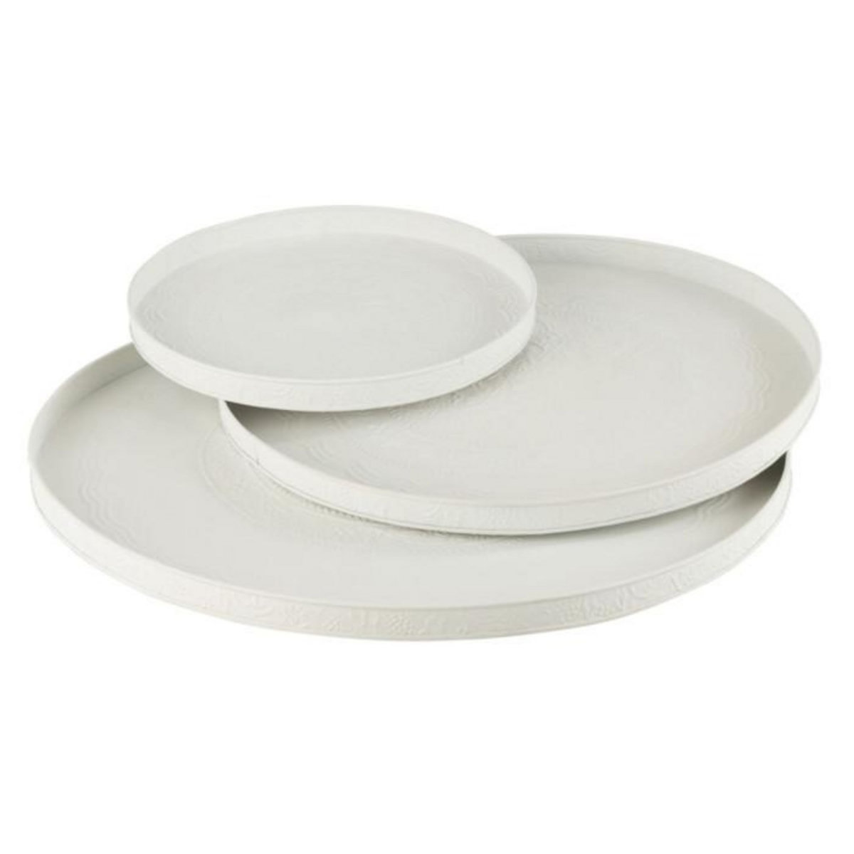 Paris Prix Plateau de Service Déco  Sévilla  50cm Blanc