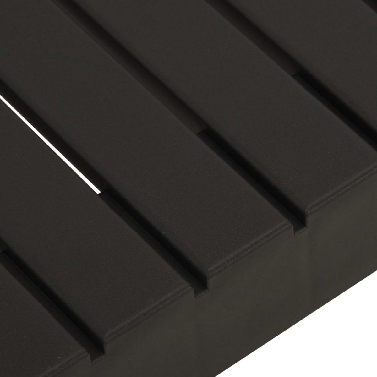 VIDAXL Salon de jardin 4 pcs avec coussins Plastique Gris