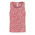 Only T-Shirt Sans Manches Rose/Blanc à Motifs Femme Only Nova Life. Coloris disponibles : Rose