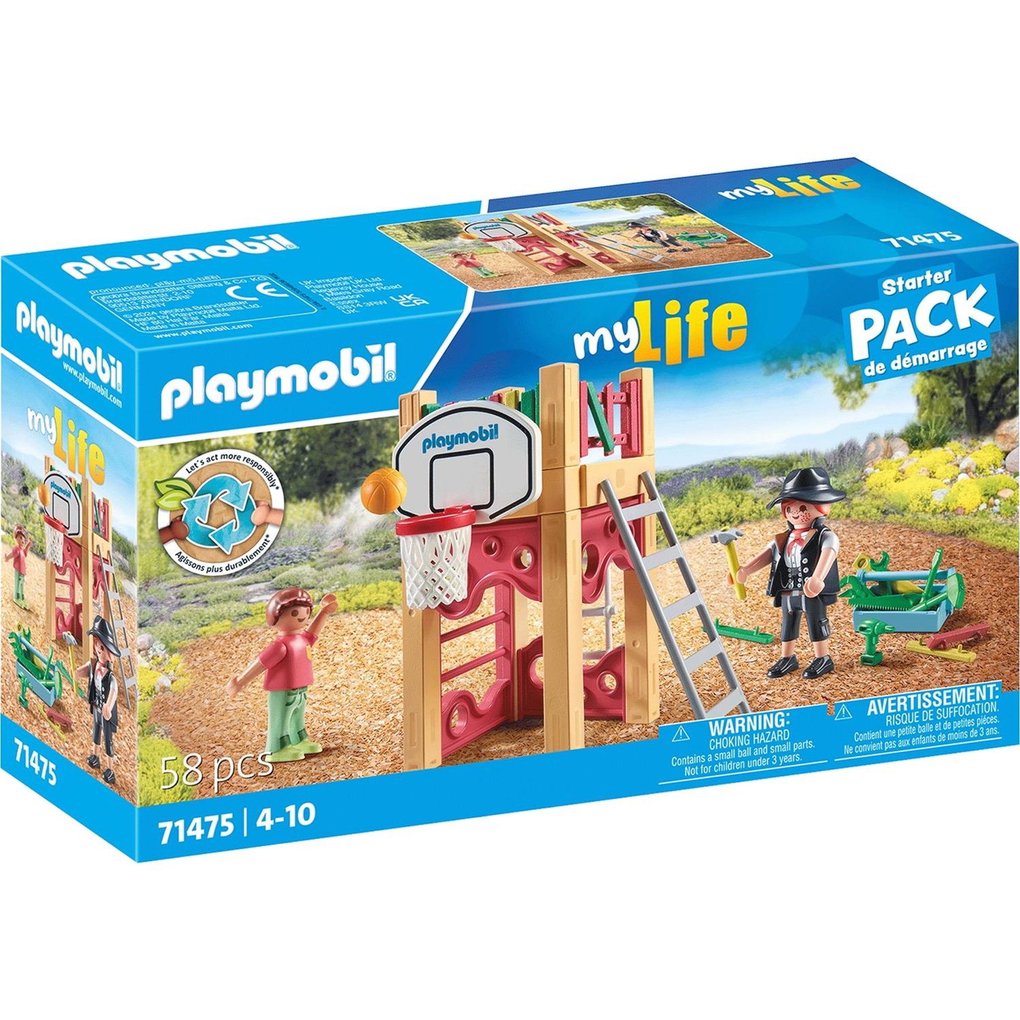 PLAYMOBIL Charpentier avec Tourelle de Jeu