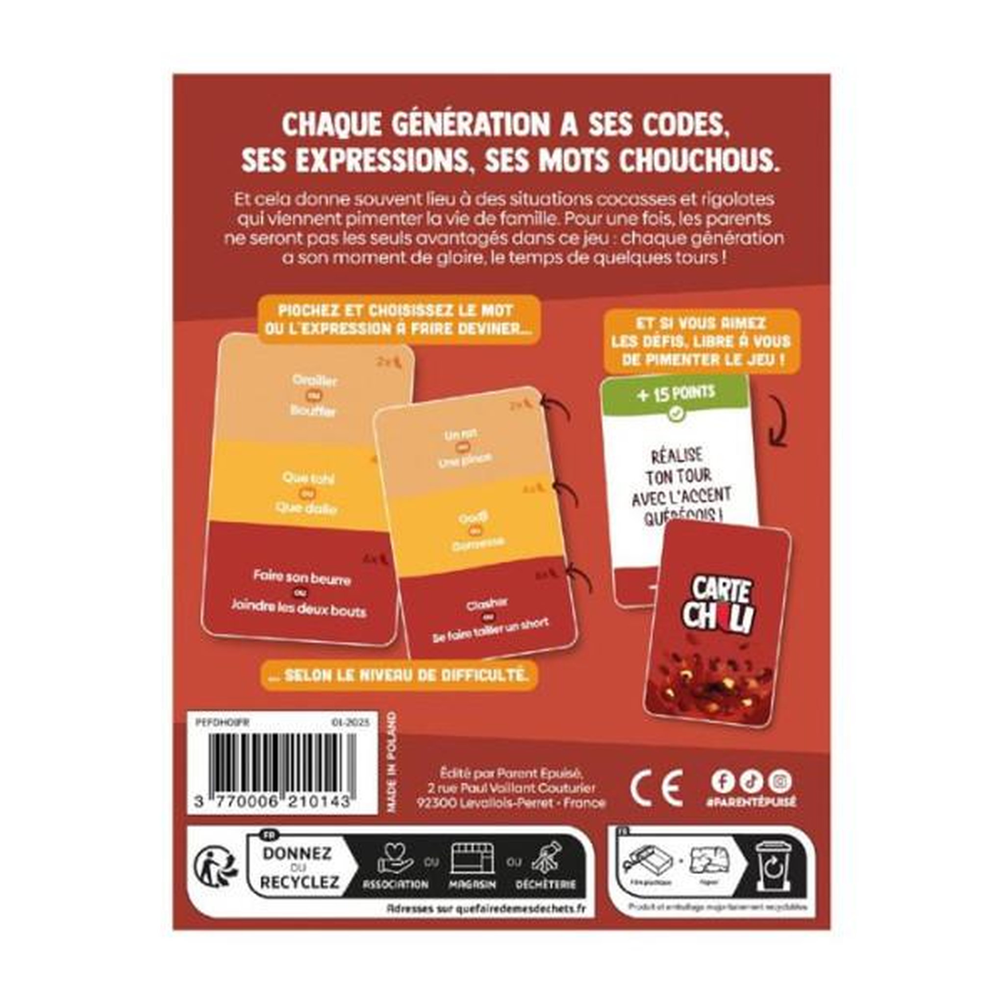 Voir la diapositive 2 : Asmodee Kit de survie du parent épuisé : Anniversaire aille Unique Coloris Unique