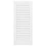 Voir la diapositive 5 : VIDAXL Portes d armoire à persiennes 2 pcs blanc 69x29,5 cm