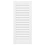 Voir la diapositive 5 : VIDAXL Portes d armoire à persiennes 2 pcs blanc 69x29,5 cm