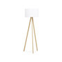Voir la diapositive 3 : Paris Prix Lampadaire Trépied  Fidelio  159cm Naturel & Blanc
