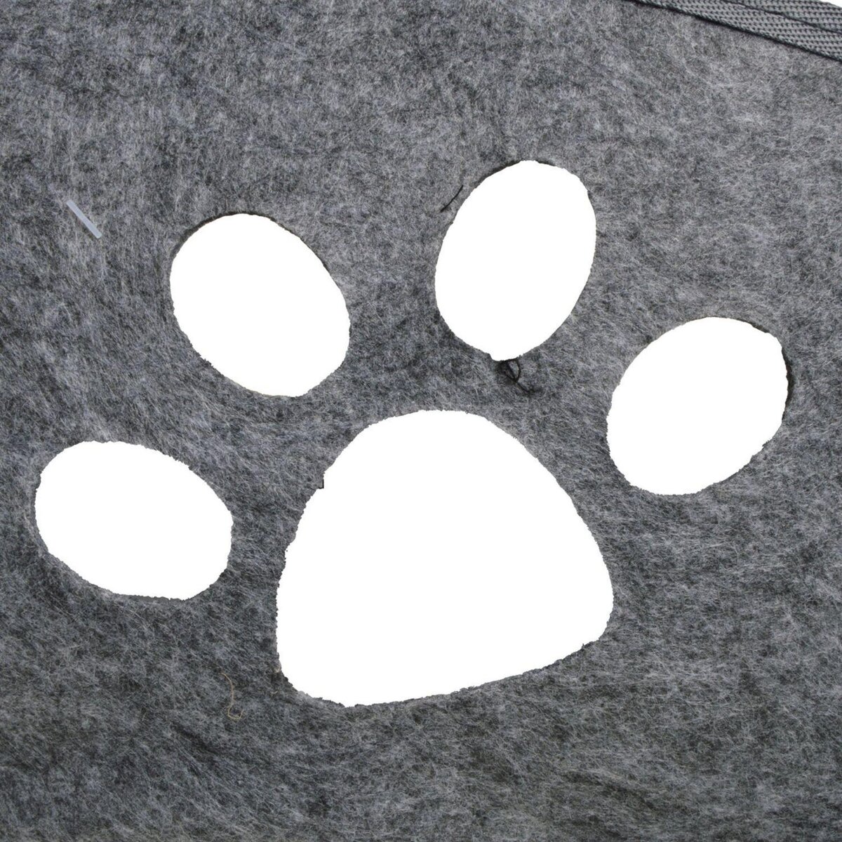 LOVE STORY Hamac de fenêtre pour chat - Gris