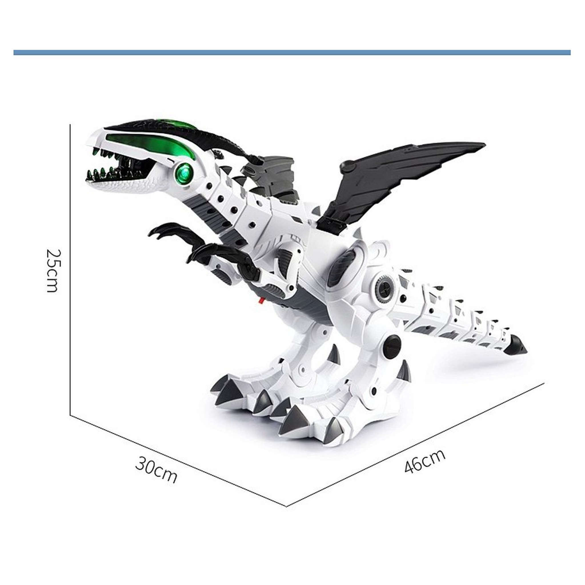 Voir la diapositive 2 : LG DISTRIBUTION ERA Dino le cracheur couleur blanc et yeux vert