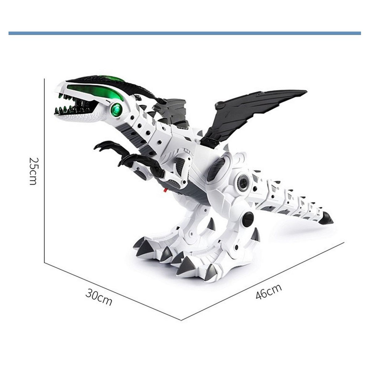 LG DISTRIBUTION ERA Dino le cracheur couleur blanc et yeux vert
