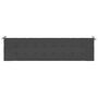 Voir la diapositive 4 : VIDAXL Coussin de banc de jardin noir 200x50x3 cm tissu oxford