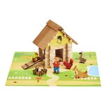 JeuJura - Ma ferme en bois - 60 pcs