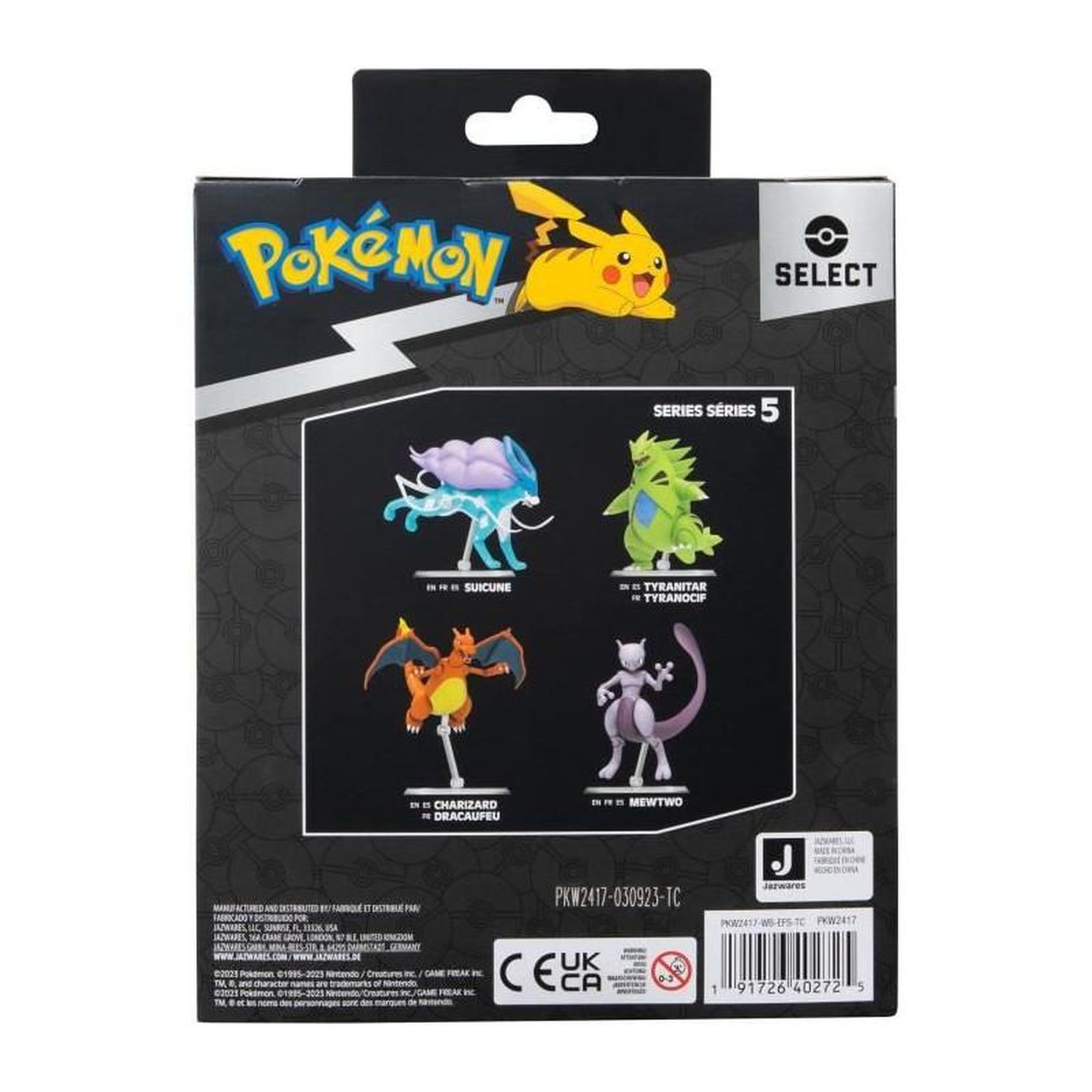 Voir la diapositive 2 : BANDAI Figurine - BANDAI - Pokémon Mewtwo - 12 cm, ultra articulée et tres détaillée