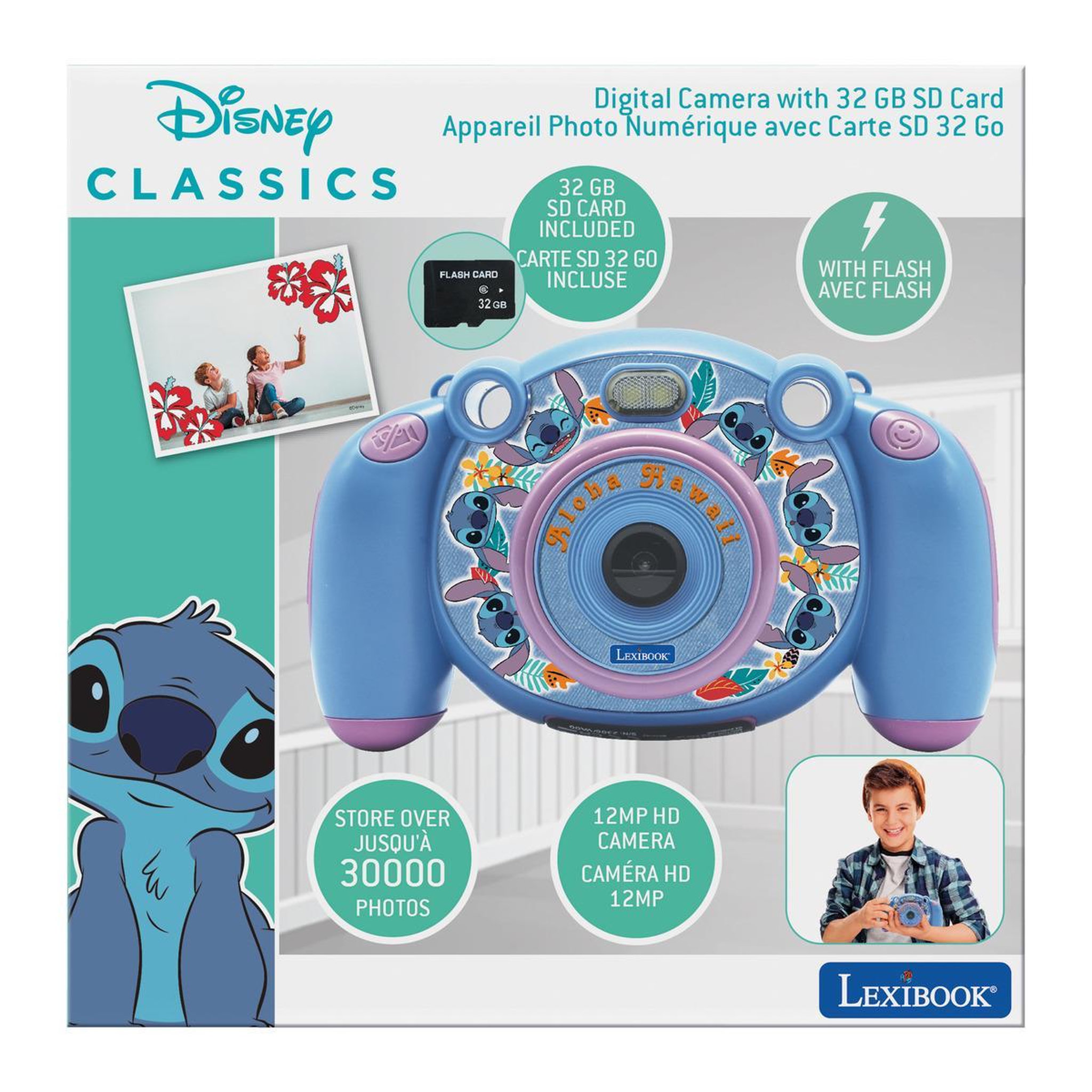 Voir la diapositive 5 : Lexibook Starcam Appareil photo numérique HD Stitch