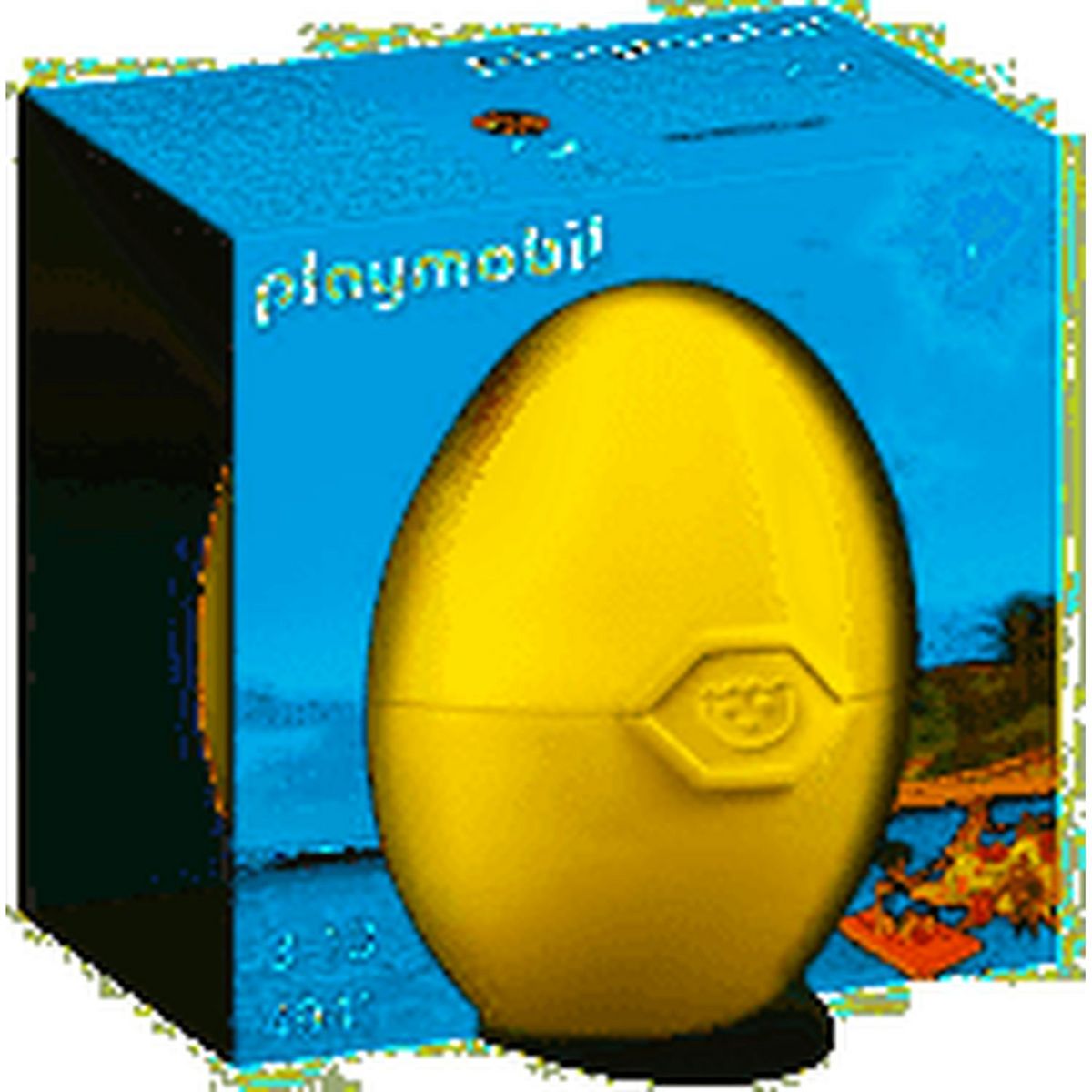 PLAYMOBIL Oeuf Maman et enfants à la plage