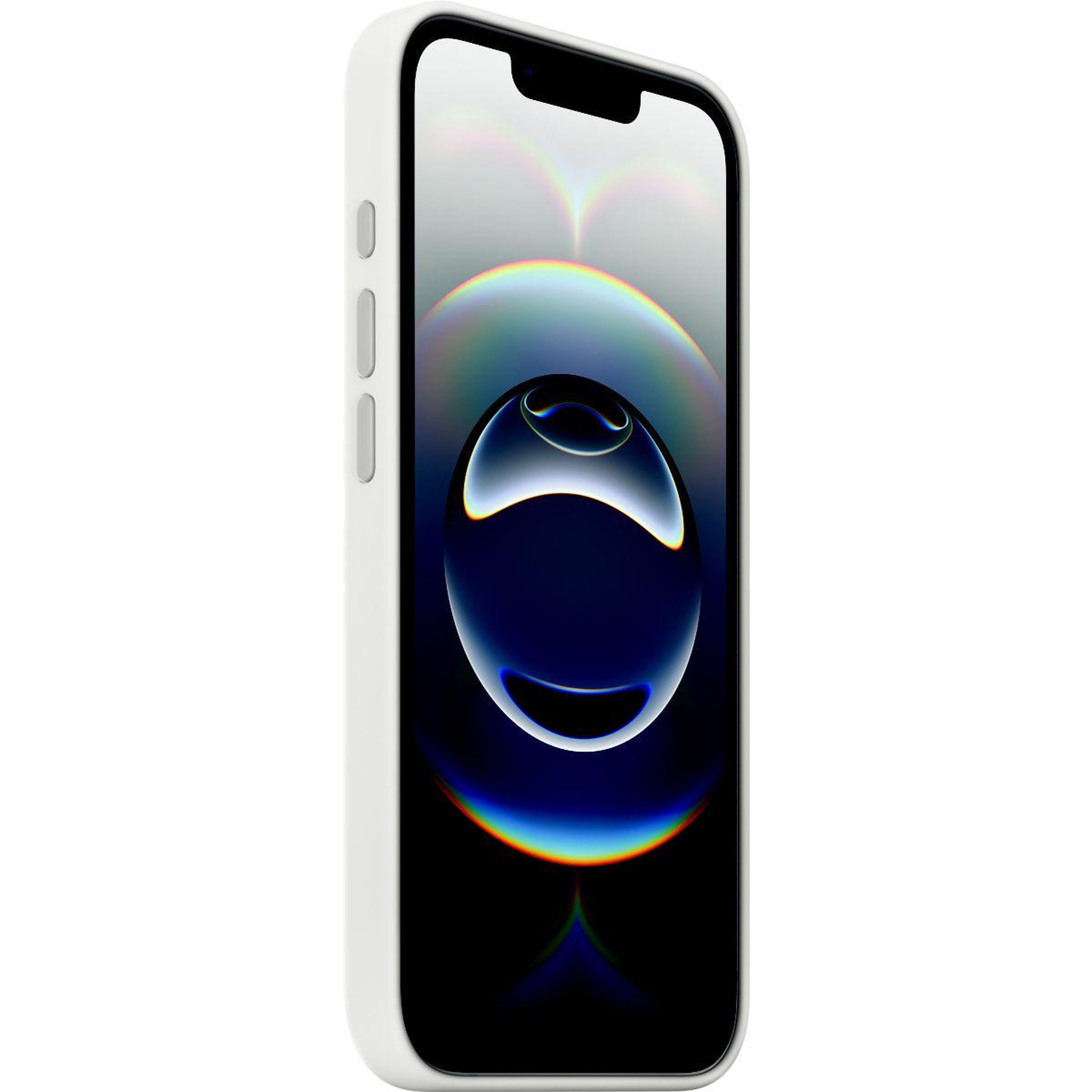 Voir la diapositive 2 : APPLE Coque iPhone 16e silicone Blanc