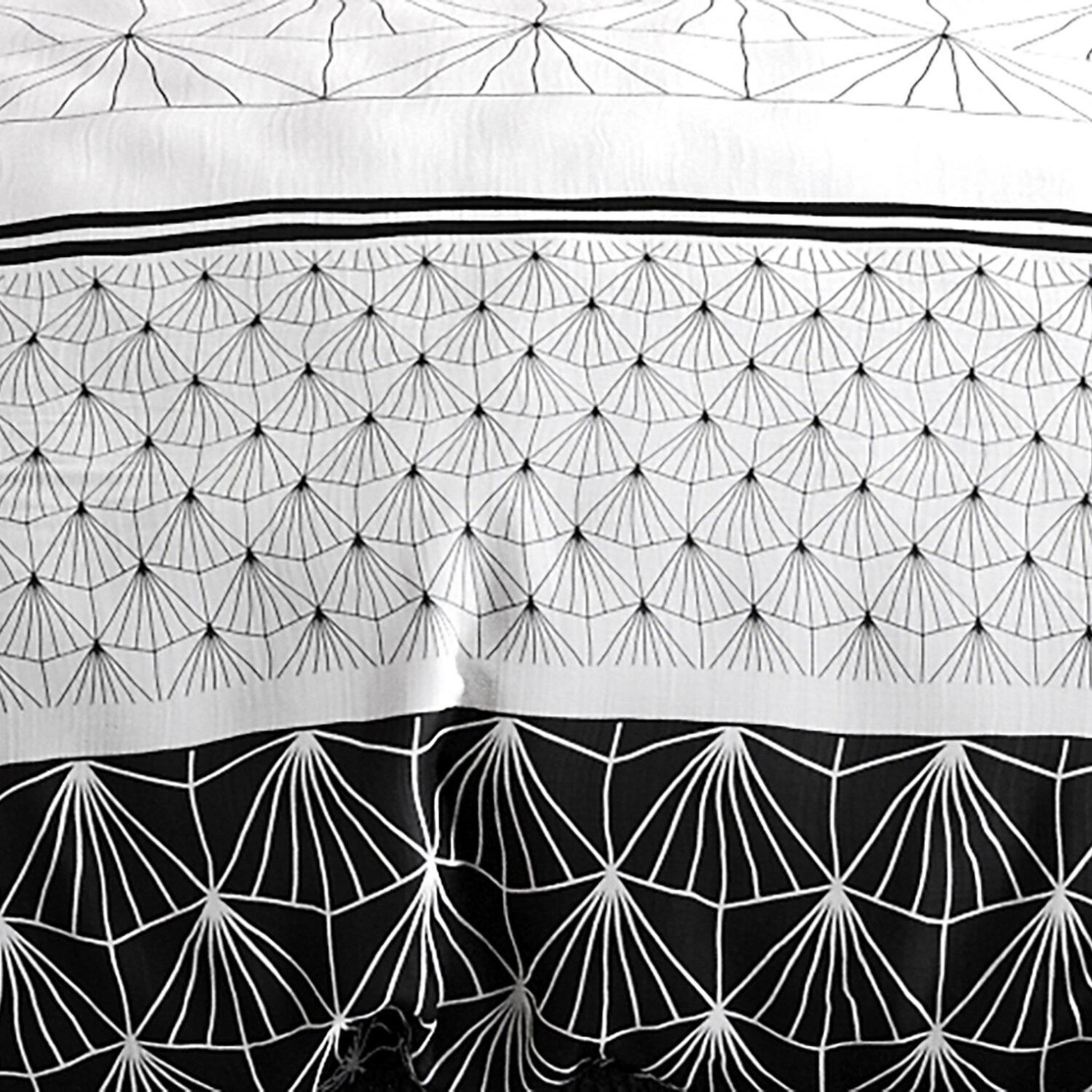 Voir la diapositive 4 : ATELIER DU COTON Parure De Couette 100%coton 57fils/cm2 - Casta