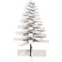 Voir la diapositive 4 : VIDAXL Arbre de Noël en bois pour decoration blanc 80 cm pin massif
