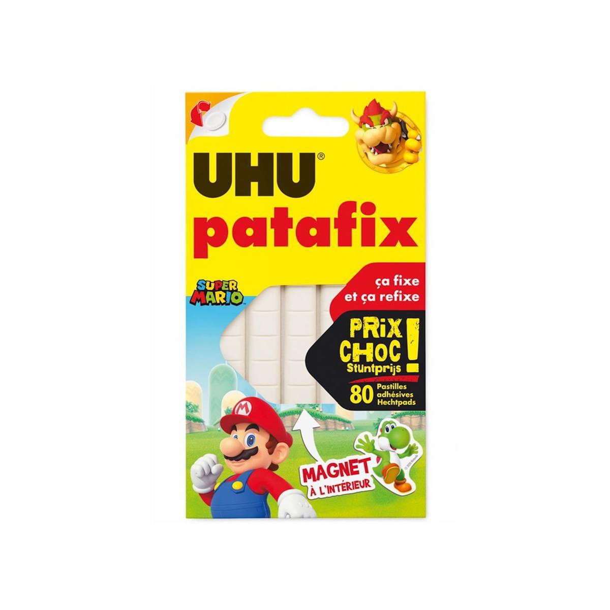UHU UHU 80 Pastilles patafix blanches Mario
