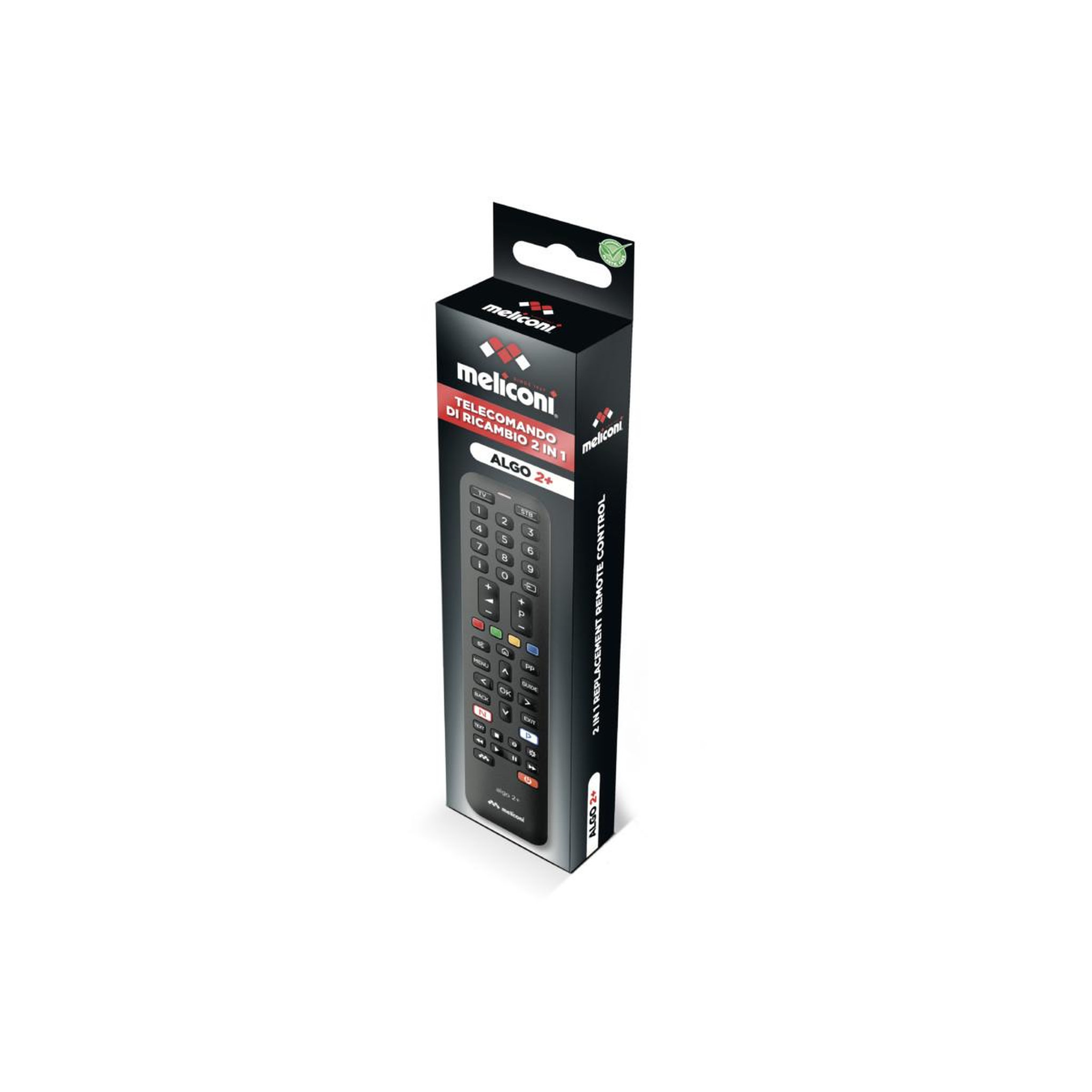 Voir la diapositive 3 : Meliconi Meliconi Algo 2+ télécommande IR Wireless DVD/Blu-ray, TV, Tuner TV Appuyez sur les boutons