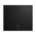 Beko Table de cuisson vitrocéramique - BEKO - 3 foyers - 60 cm - HIC63400