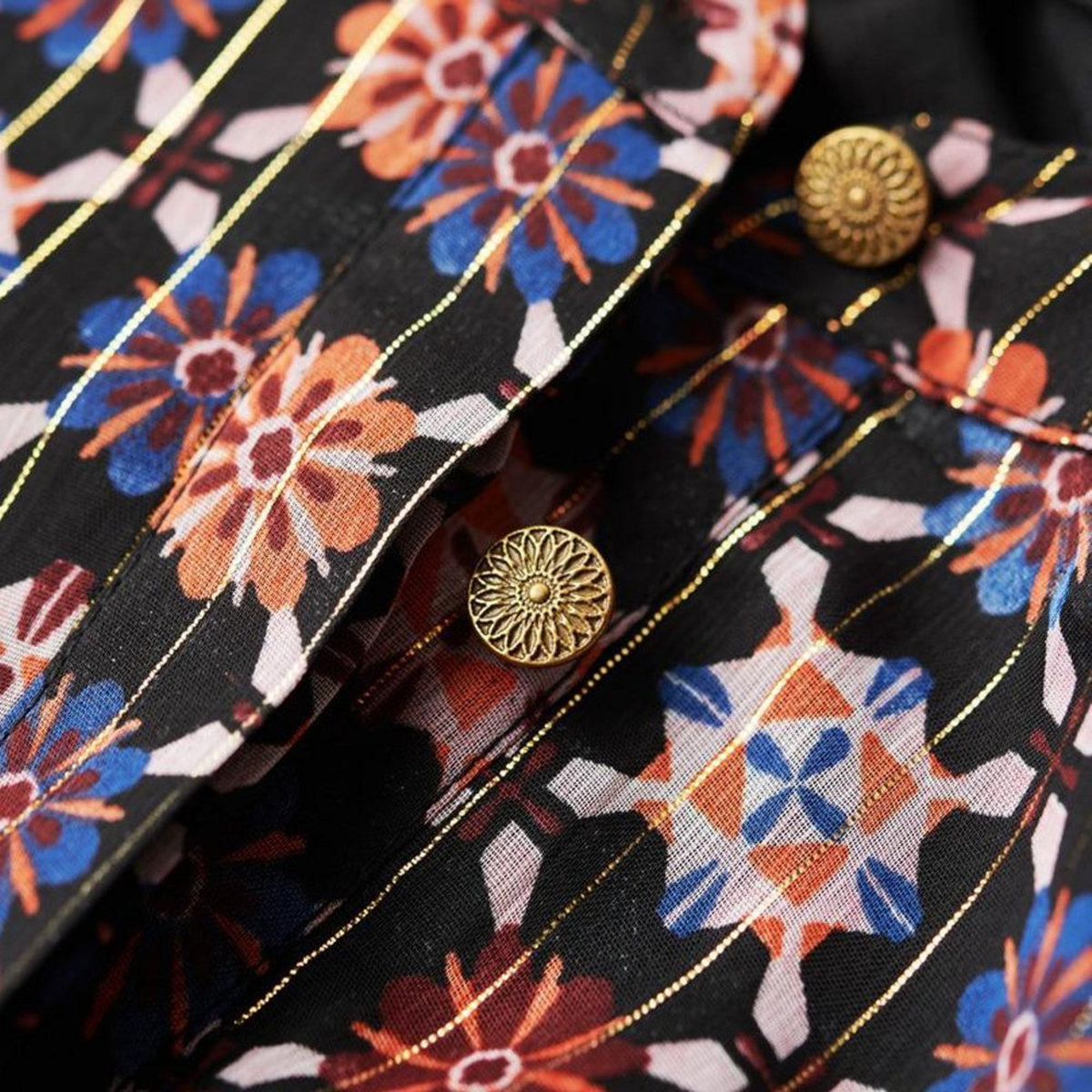 SUPERDRY Robe e à  otifs Femme Superdry Long Sleeve