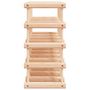 Voir la diapositive 4 : VIDAXL Casier à vin pour 20 bouteilles 46,5x23x46,5 cm pin massif