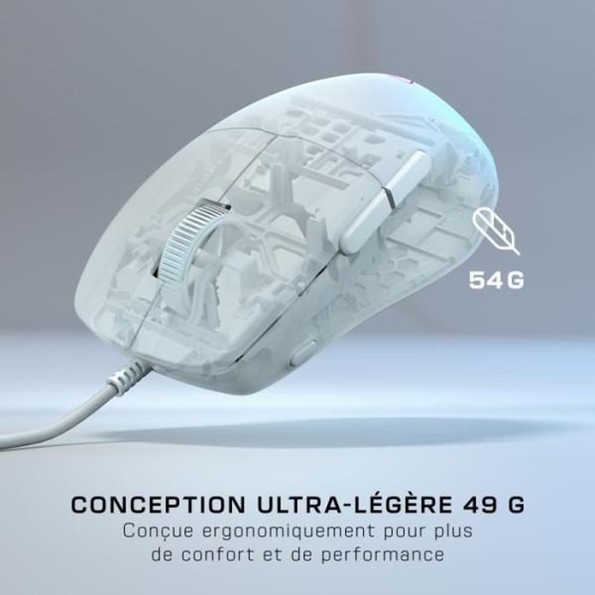 Voir la diapositive 6 : Turtle Beach Souris gaming sans fil ultra légere - turtle beach - pure sel - blanche