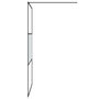 Voir la diapositive 4 : VIDAXL Paroi de douche Noir 115x195 cm Verre ESG demi-depoli