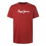 Pepe Jeans T shirt  Homme Pepe Jeans Original Stretch N. Coloris disponibles : Rouge