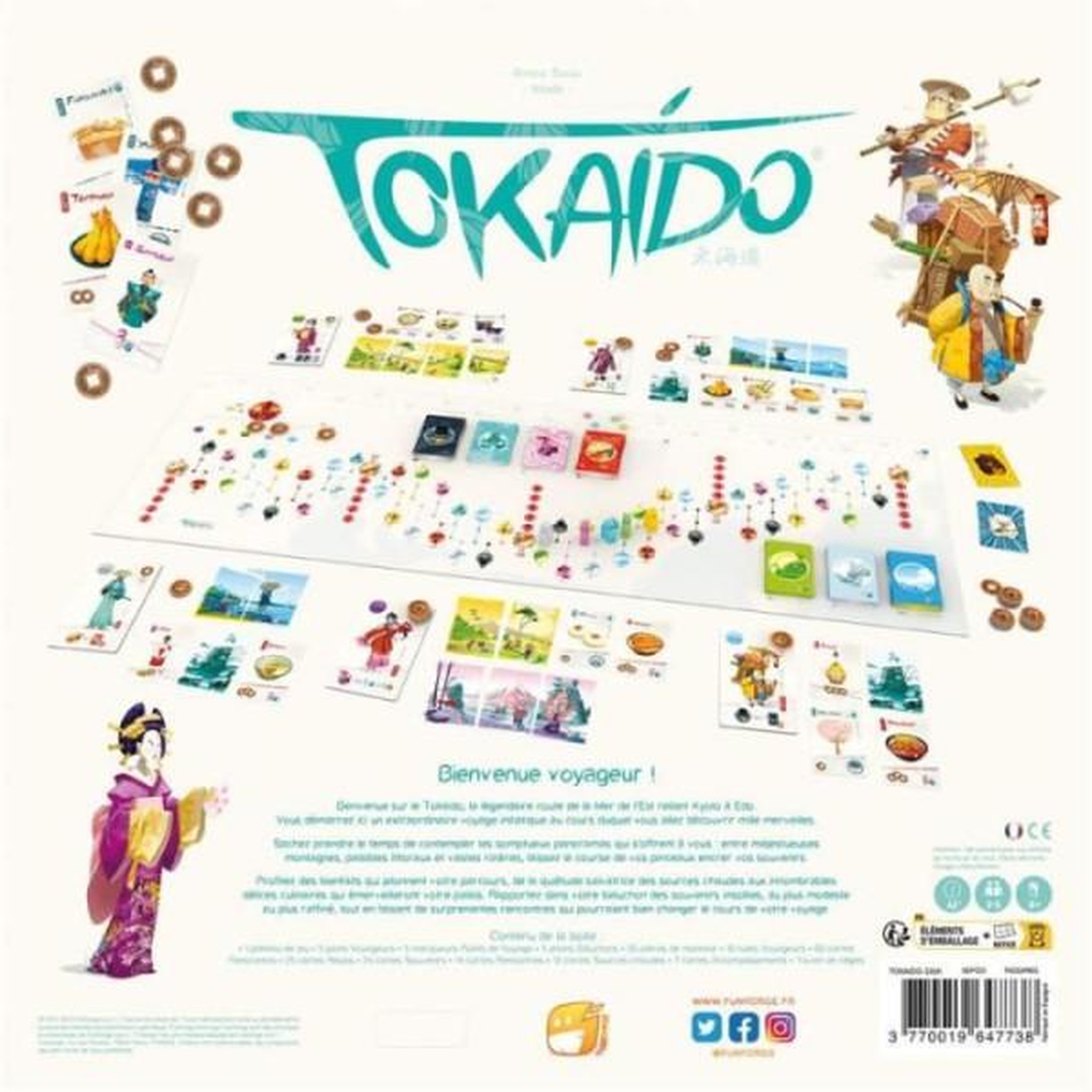 Voir la diapositive 3 : Asmodee Jeu d'ambiance Asmodee Tokaido 10ème Anniversaire