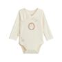 Voir la diapositive 5 : Petit Béguin Lot de 2 bodies bébé manches longues ouverture croisée Envolée de bisous
