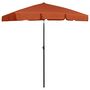 Voir la diapositive 2 : VIDAXL Parasol de plage terre cuite 180x120 cm