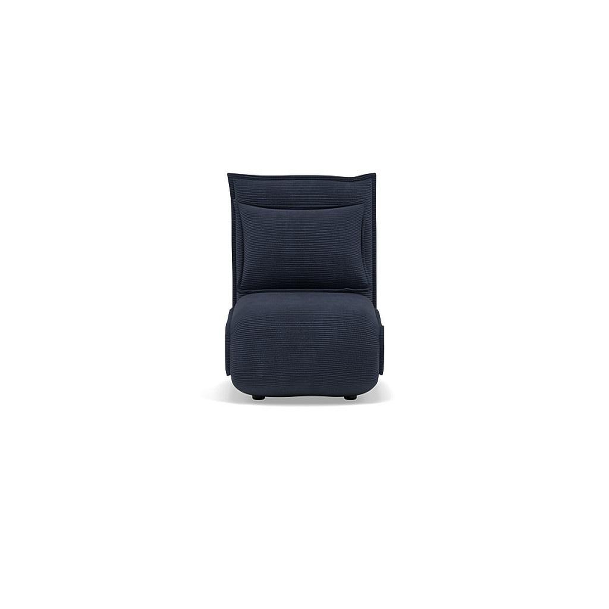 Voir la diapositive 1 : BEST MOBILIER Candice - banquette 1 place convertible clic-clac en velours côtelé