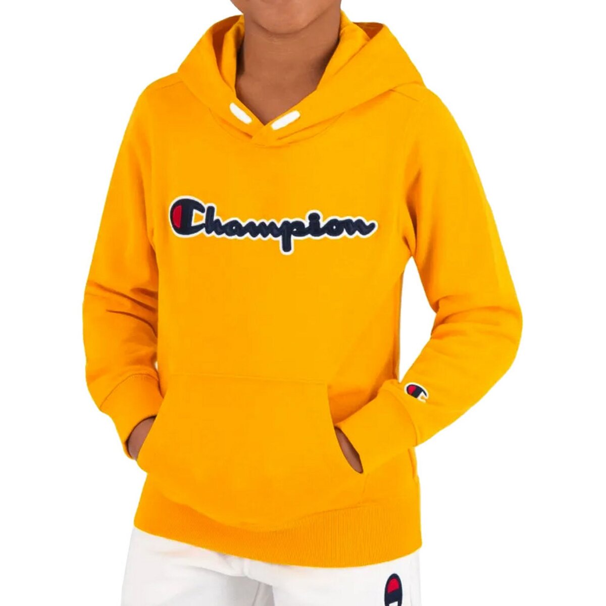 CHAMPION Sweat Jaune Gar on Champion 305249 pas cher Auchan