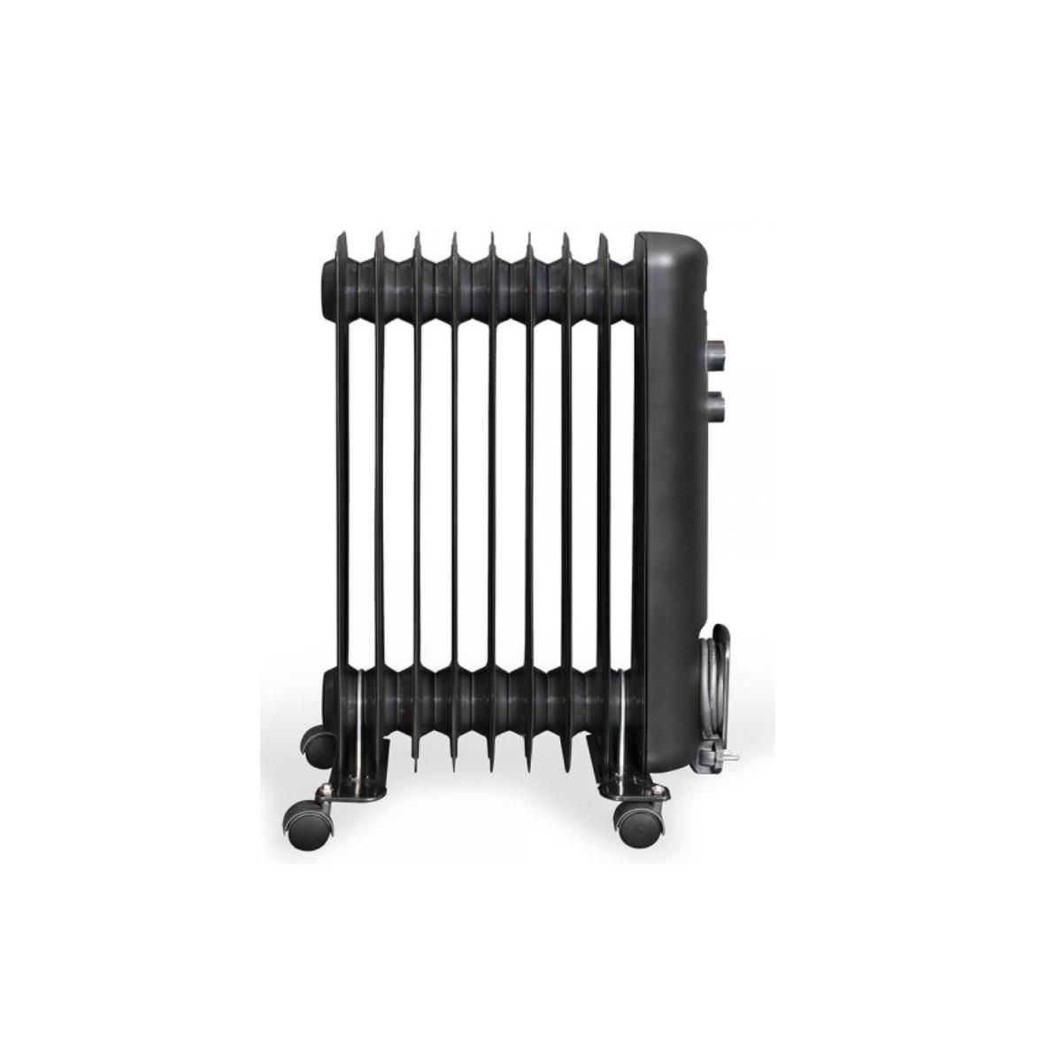 LIVOO Radiateur bain d'huile 2000w noir - DOM502