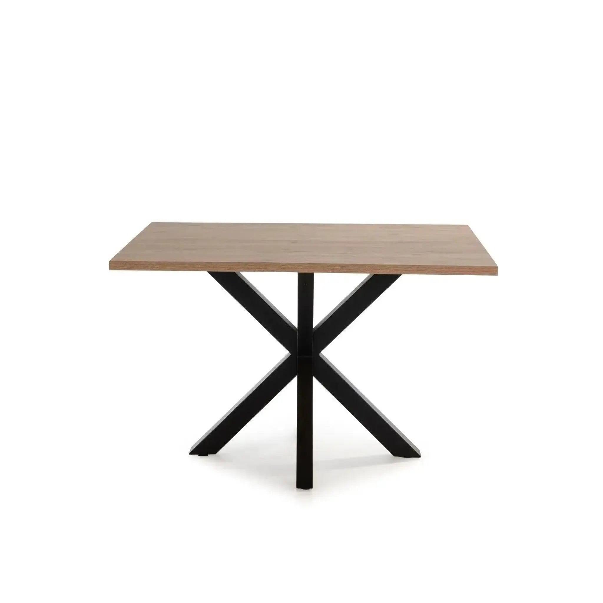 Voir la diapositive 1 : CASANOVA PARIS Silta - table à manger rectangulaire 180cmpieds en métal noir