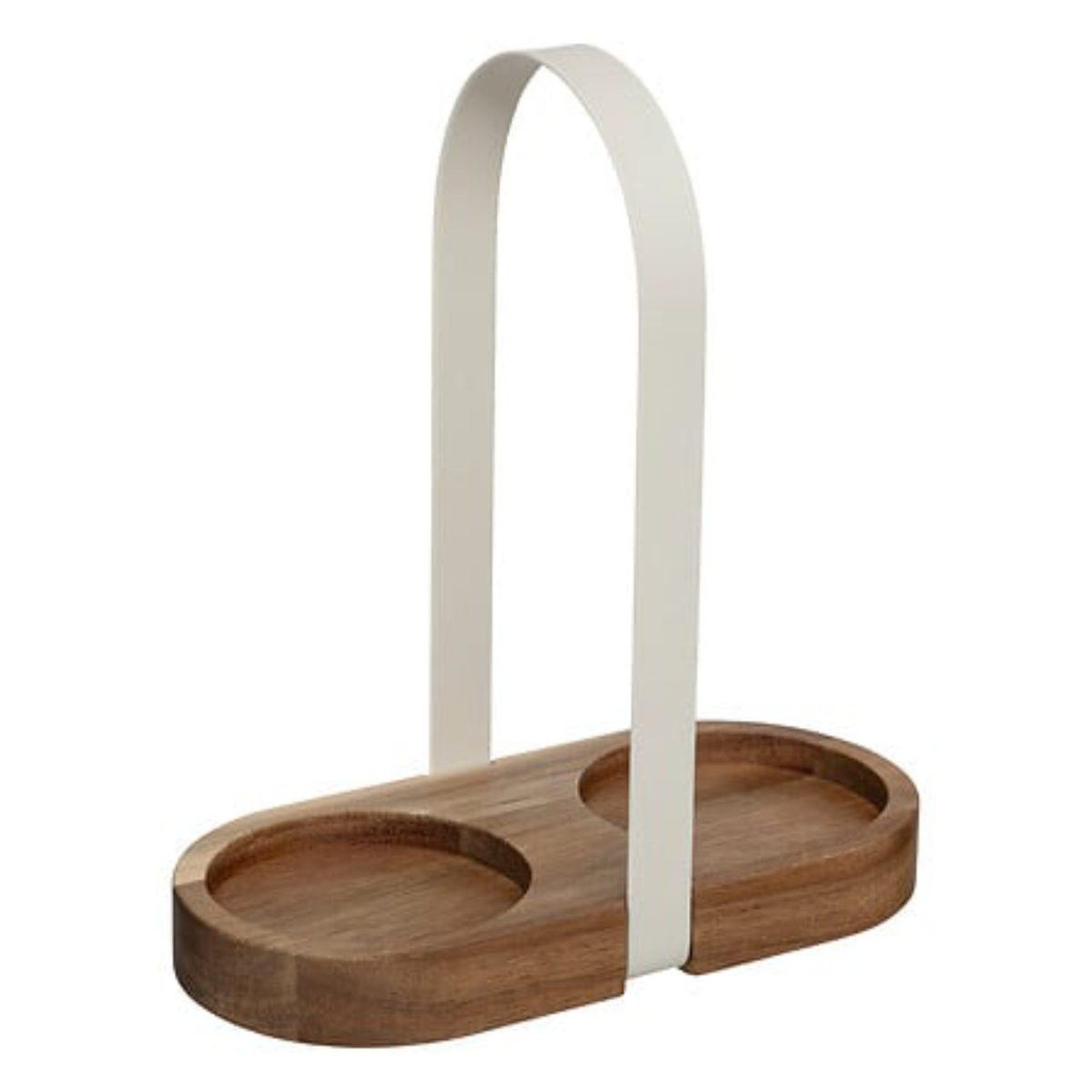 Voir la diapositive 5 : FIVE Set huile & vinaigre avec support  harmony  19cm naturel
