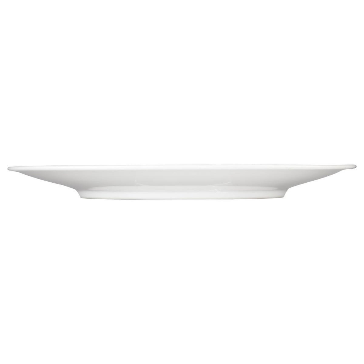 SECRET DE GOURMET Lot de 6 Assiettes Plates  Atelier  27cm Crème