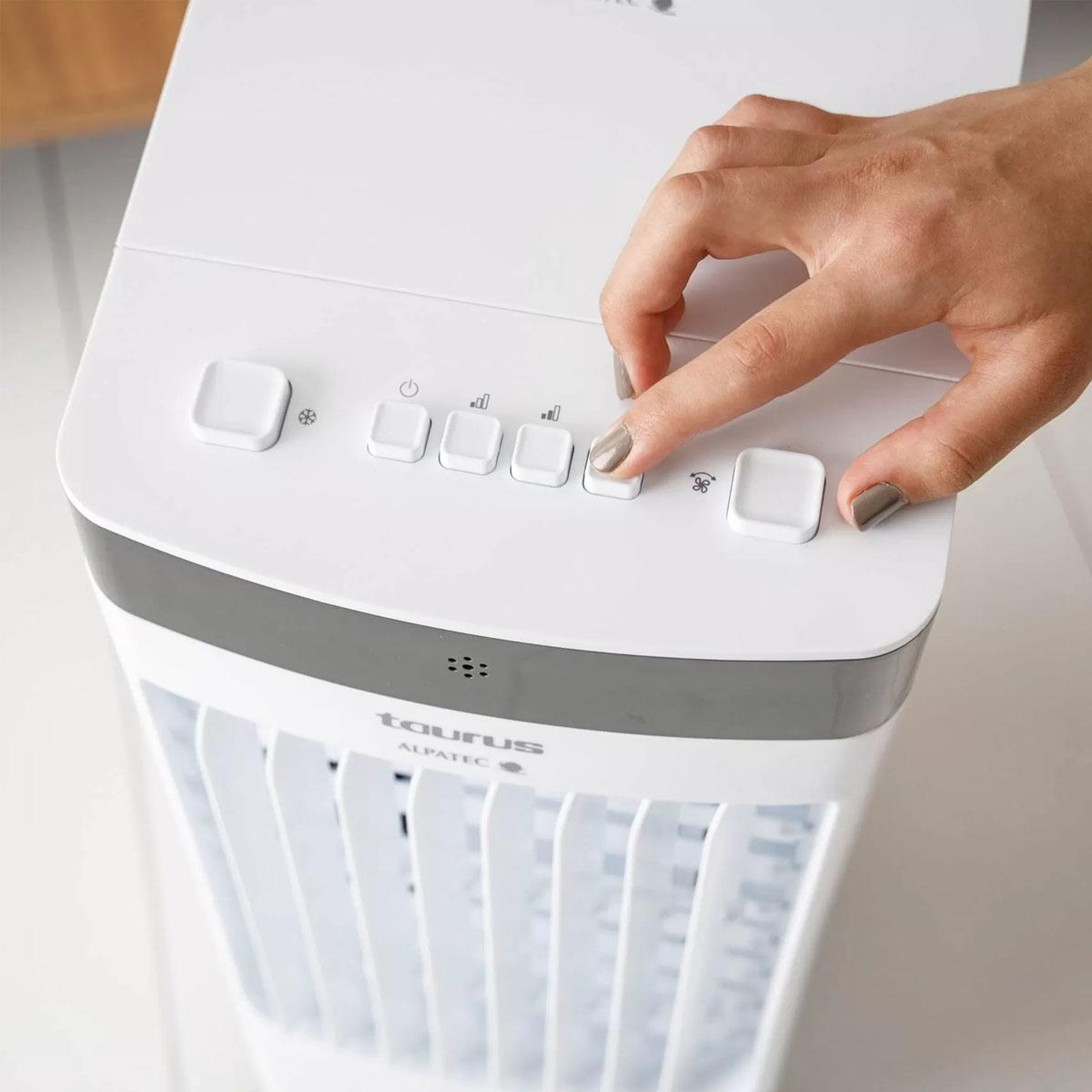 Voir la diapositive 5 : Taurus Alpatec Rafraîchisseur d'air 3en1 80w blanc - R403