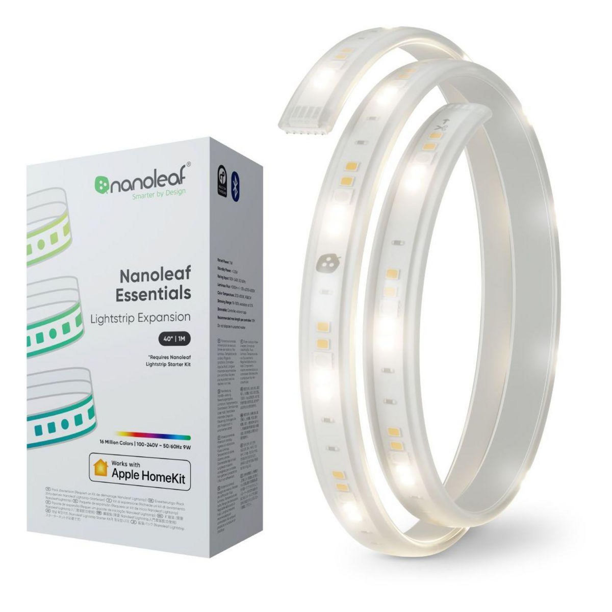 NANOLEAF Ruban LED Essentials Light Strips Expansion 1M