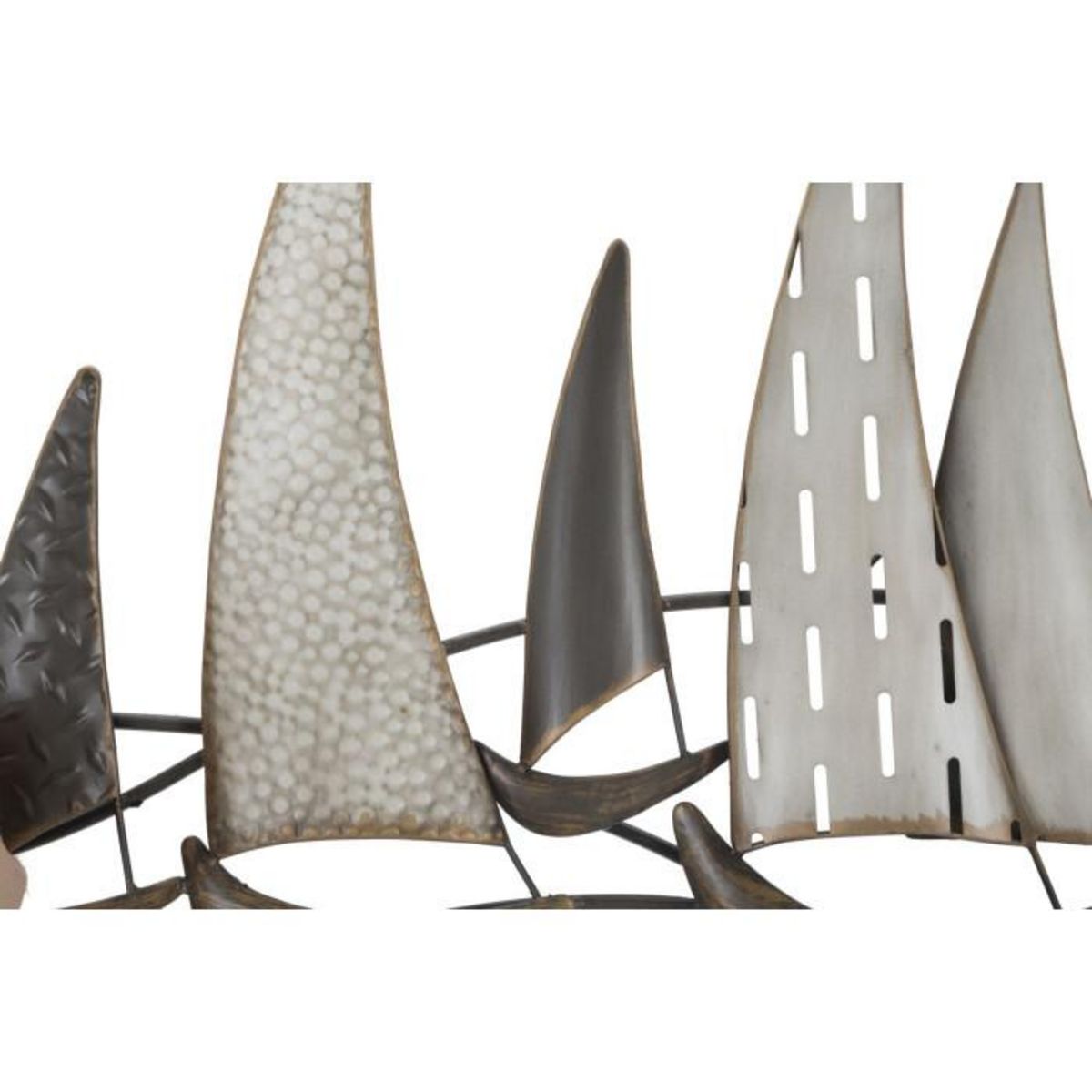 Paris Prix Décoration Murale en Métal  Regata  100cm Multicolore