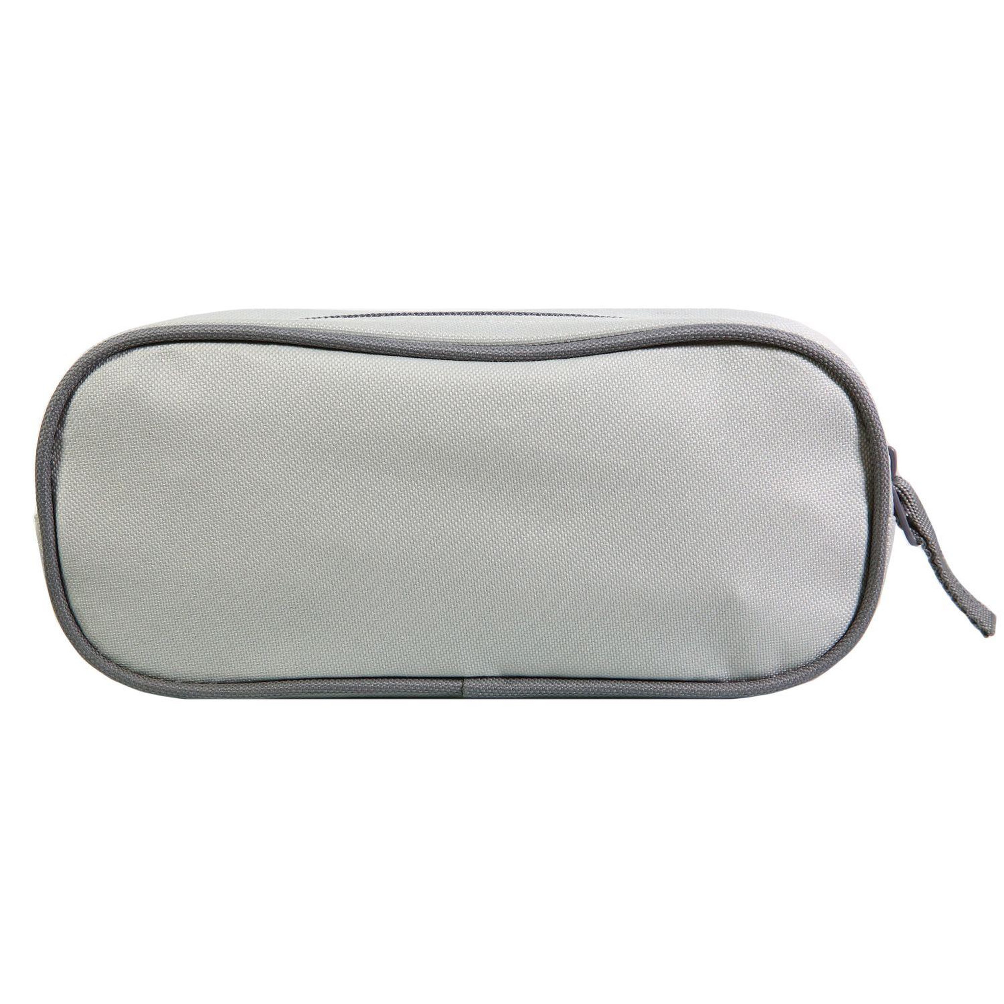 Voir la diapositive 4 : Bagtrotter BAGTROTTER Trousse scolaire rectangulaire Offshore Grise Fleurs