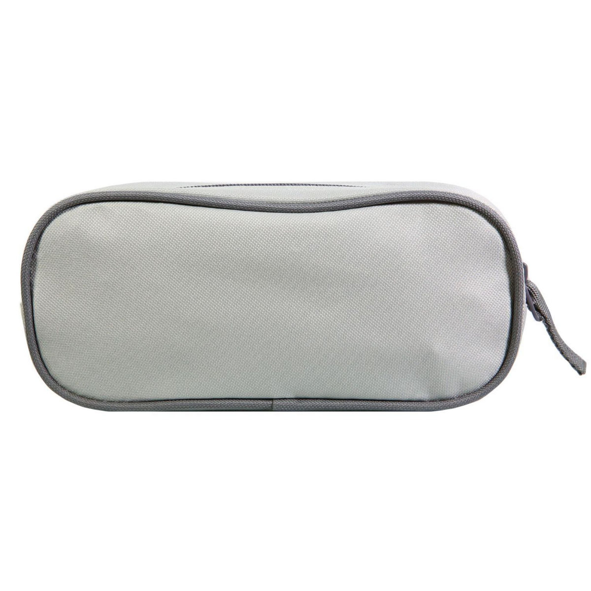 Bagtrotter BAGTROTTER Trousse scolaire rectangulaire Offshore Grise Fleurs