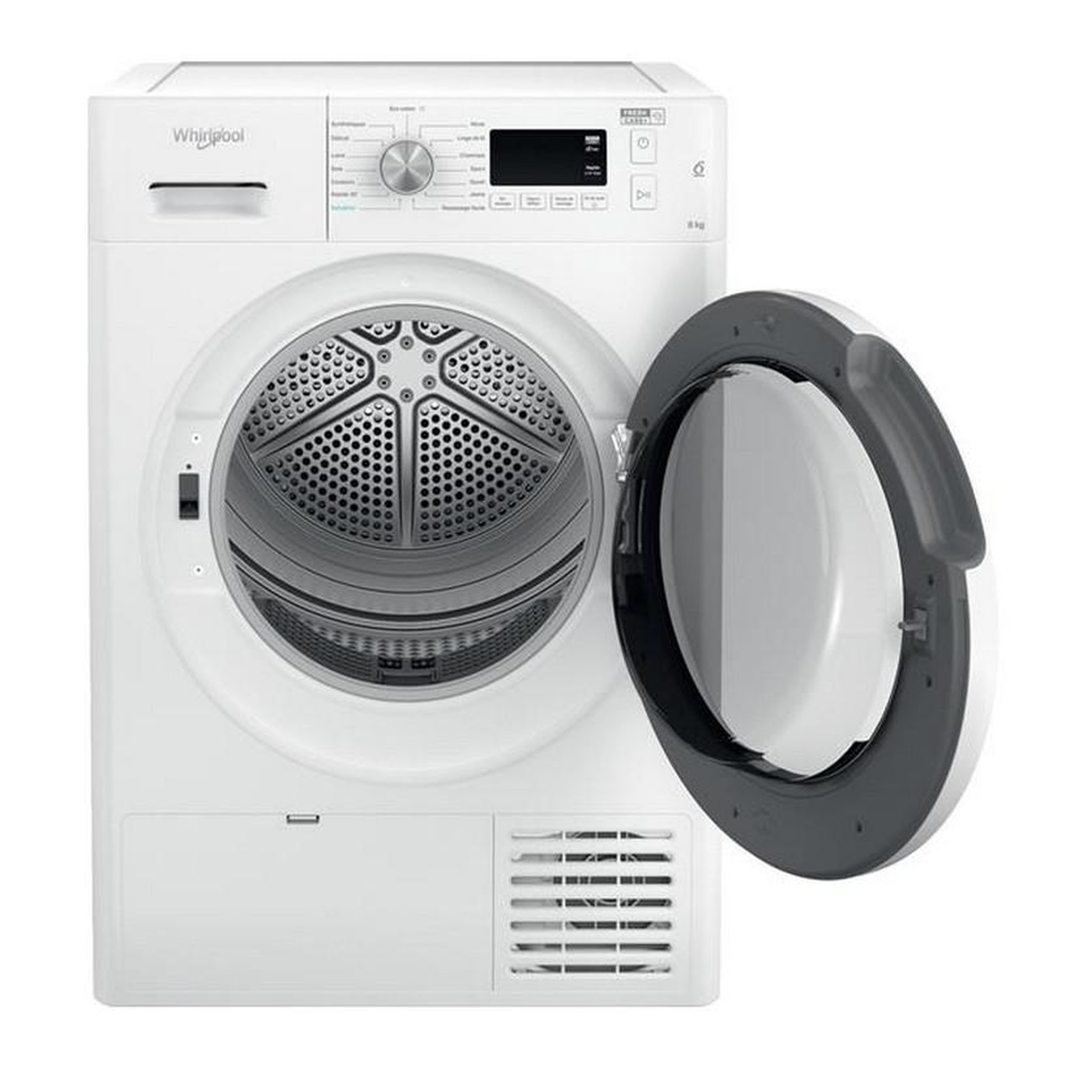 Voir la diapositive 4 : Whirlpool Sèche-linge à condensation 60cm 8kg blanc - fftcm118xbfr