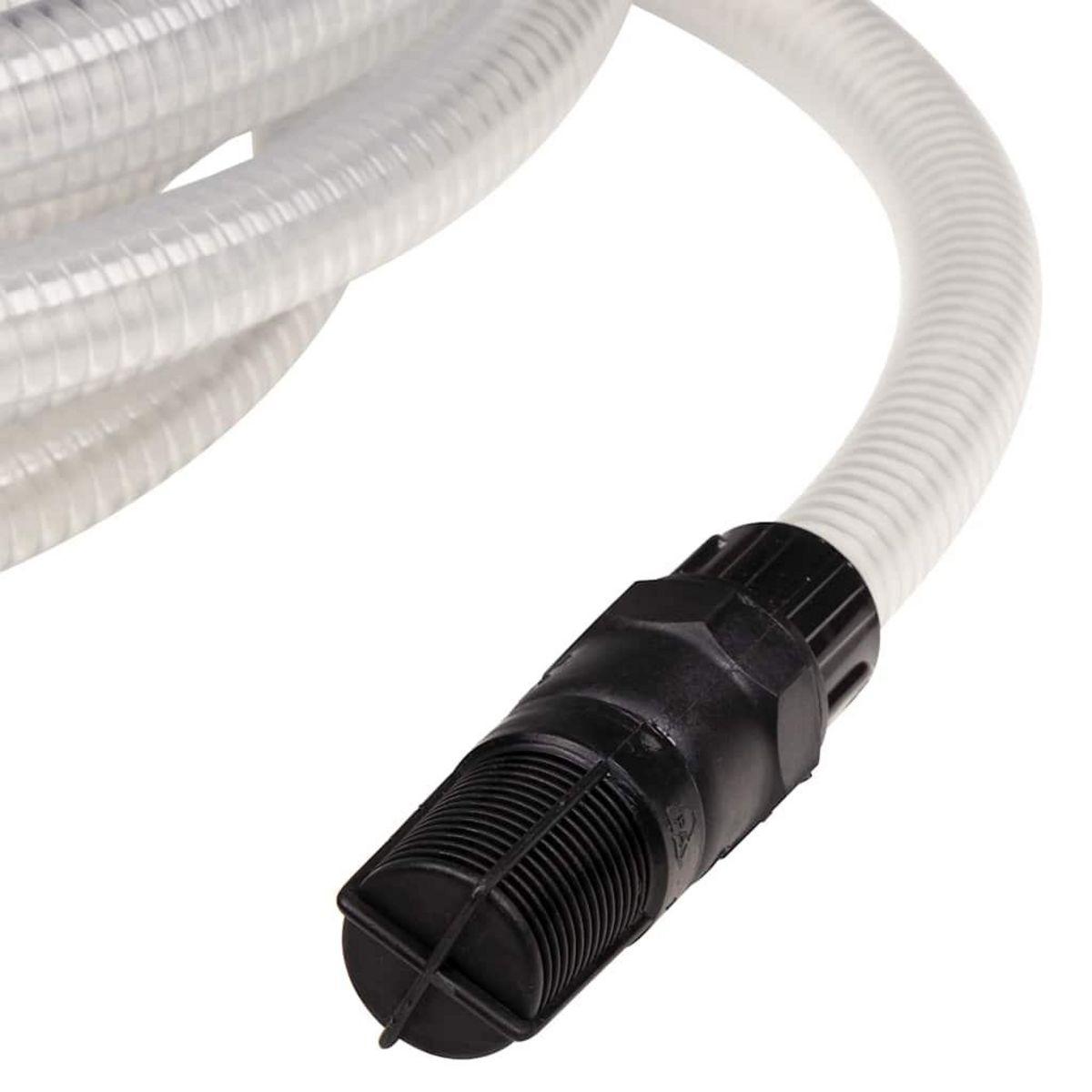 VIDAXL Tuyau d'aspiration avec raccords en PVC transparent 1  10 m PVC