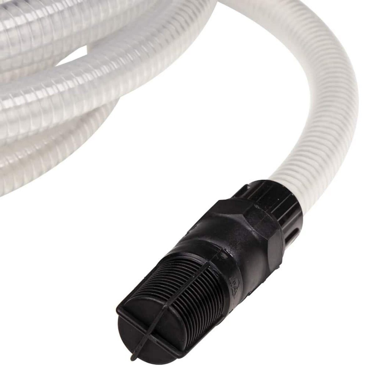 VIDAXL Tuyau d'aspiration avec raccords en PVC transparent 1  10 m PVC