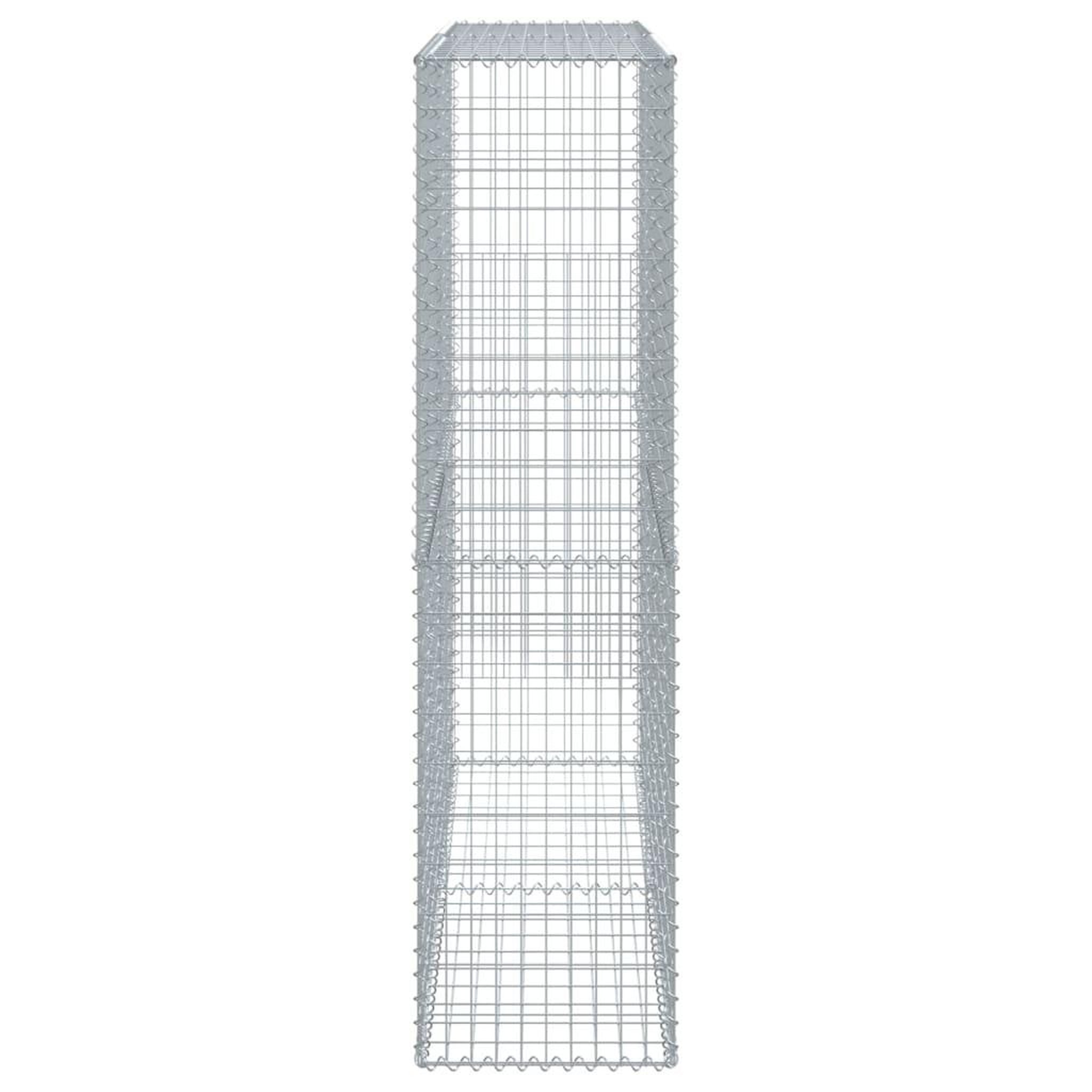 Voir la diapositive 4 : VIDAXL Panier gabion avec couvercle 200x50x200 cm fer galvanise