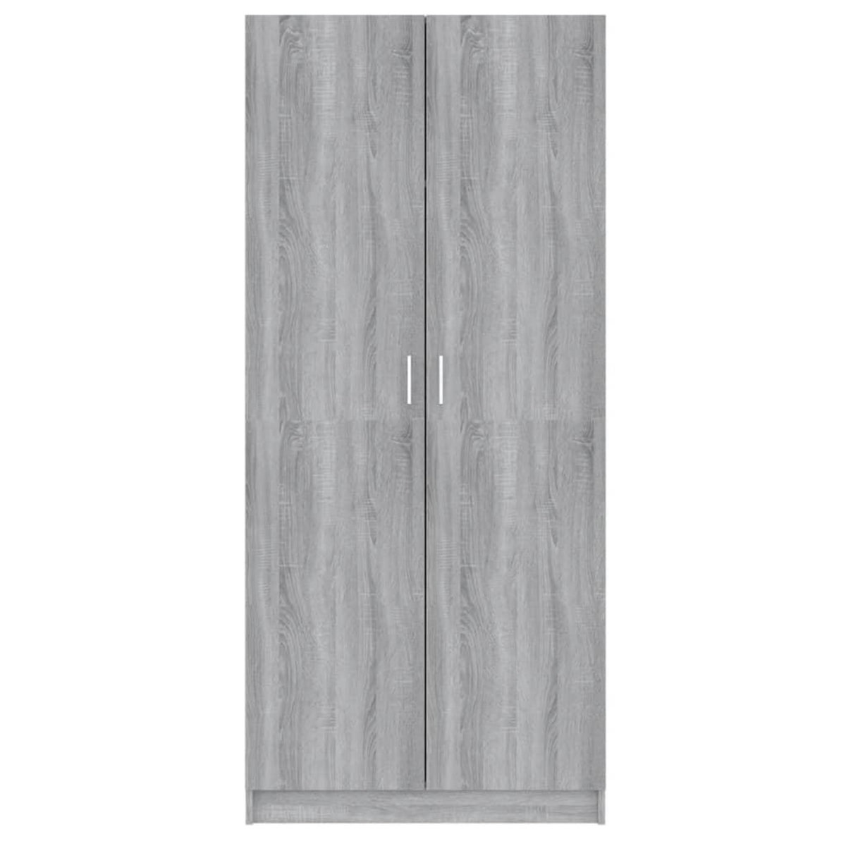 VIDAXL Garde-robe Sonoma gris 80x52x180 cm Bois d'ingenierie