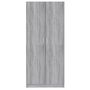 Voir la diapositive 3 : VIDAXL Garde-robe Sonoma gris 80x52x180 cm Bois d'ingenierie